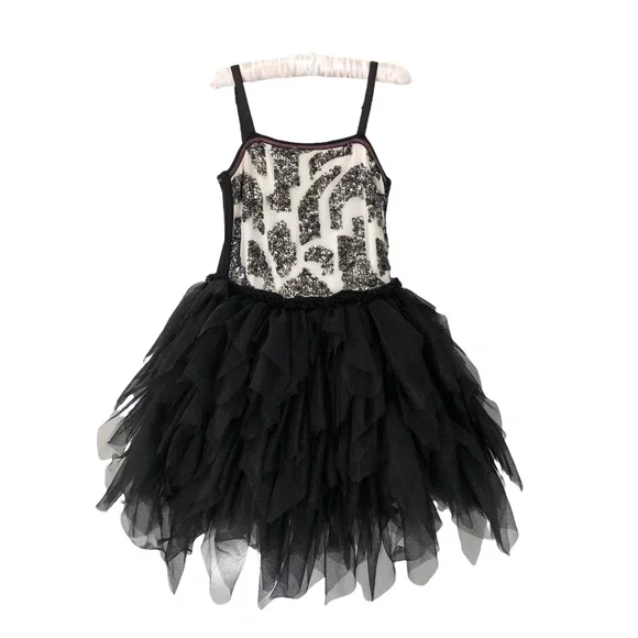 Ooh! La, La! Couture | Dresses | Ooh La La Couture Black White Sequin Tutu  Dress 5 | Poshmark